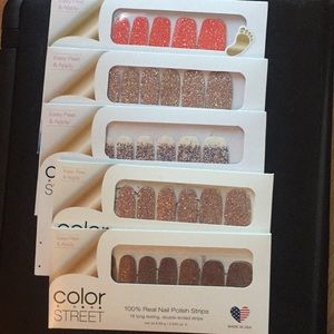 Bundle 5 of Color Street Nail Strips